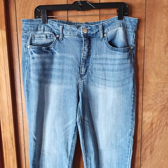 seven7 womens raw hem jeans size 14 - Picture 3 of 6